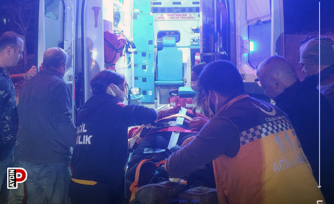 Kamyonete çarpan motosikletin sürücüsü ağır yaralandı