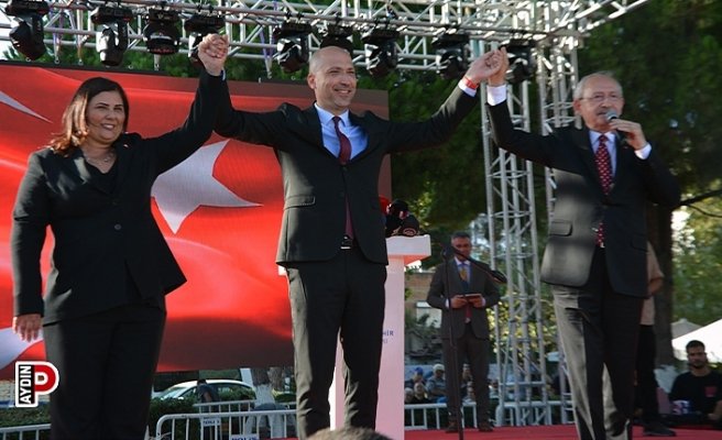 Kılıçdaroğlu, Söke’de toplu temel atma törenine katıldı