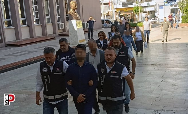 KISKAÇ-15 operasyonu şüphelileri adliyeye sevk edildi