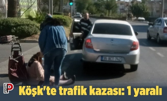 Köşk'te trafik kazası: 1 yaralı