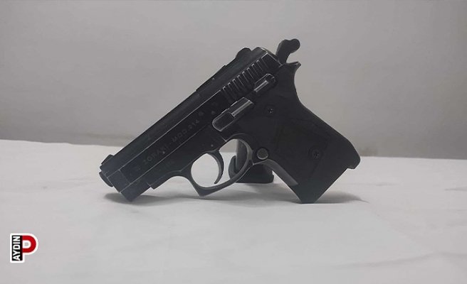 Kurusıkı tabanca ile yakalandı, 8 bin TL cezadan kaçamadı