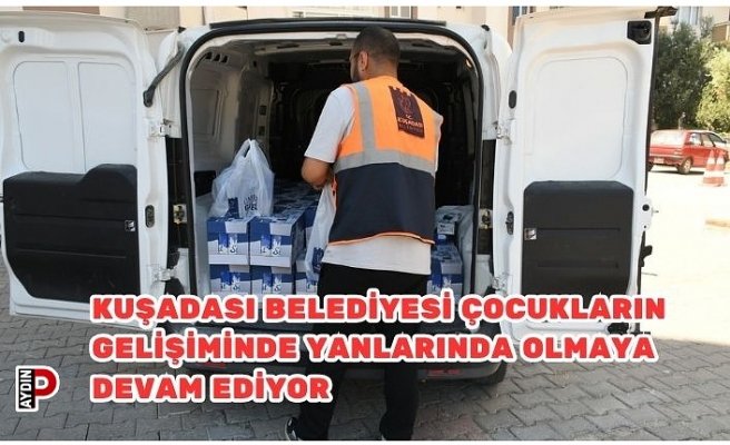 KUŞADASI BELEDİYESİ ÇOCUKLARIN GELİŞİMİNDE YANLARINDA OLMAYA DEVAM EDİYOR