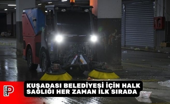 KUŞADASI BELEDİYESİ İÇİN HALK SAĞLIĞI HER ZAMAN İLK SIRADA