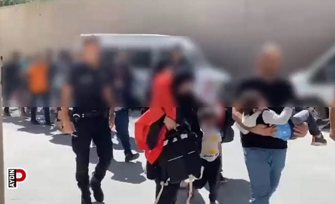 Kuşadası'nda düzensiz göçmenler polise yakalandı