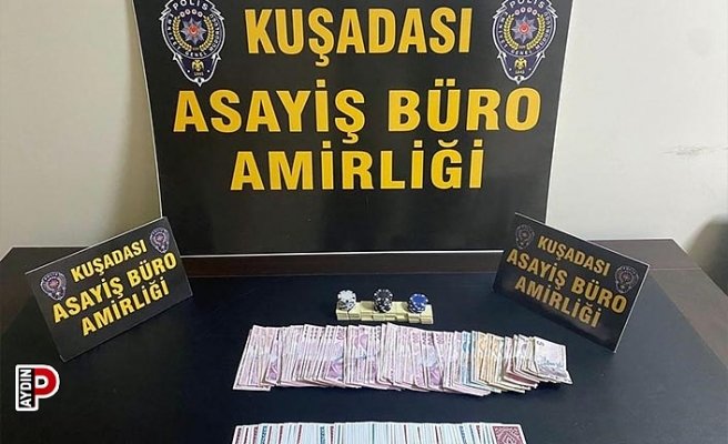 Kuşadası'nda kumar operasyonu