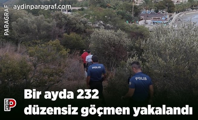 Kuşadası’nda bir ayda 232 düzensiz göçmen yakalandı