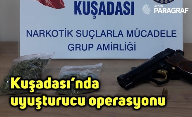 Kuşadası’nda uyuşturucu operasyonu
