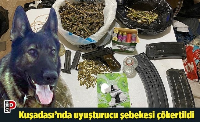 Kuşadası’nda uyuşturucu şebekesi çökertildi