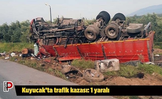 Kuyucak’ta trafik kazası: 1 yaralı
