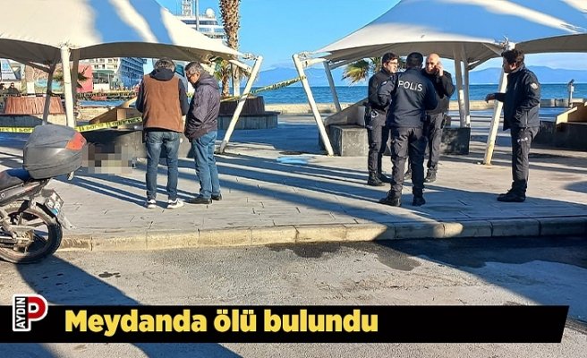 Meydanda ölü bulundu