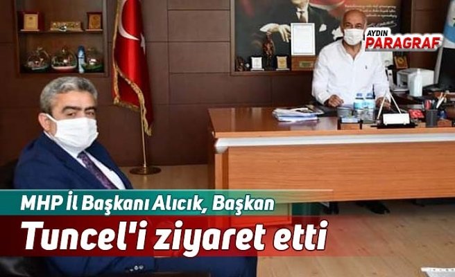 MHP İl Başkanı Alıcık, Başkan Tuncel'i ziyaret etti