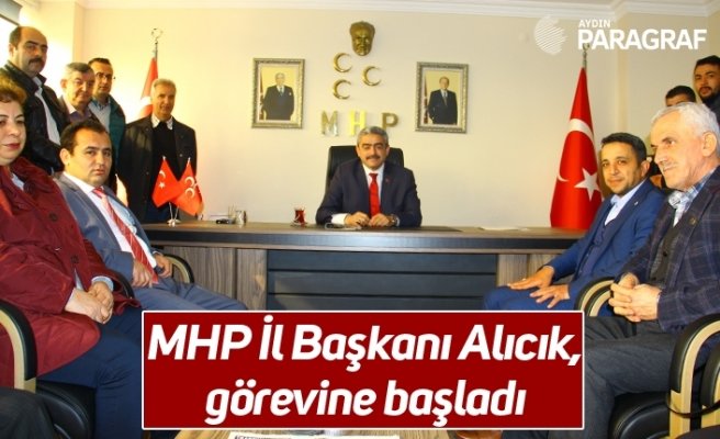MHP İl Başkanı Alıcık, görevine başladı