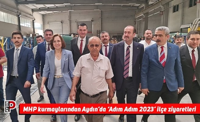 MHP kurmaylarından Aydın’da ‘Adım Adım 2023’ ilçe ziyaretleri
