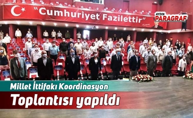 Millet İttifakı Koordinasyon Toplantısı yapıldı