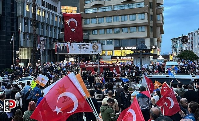 Nazilli’de Erdoğan coşkusu meydanlara sığmadı