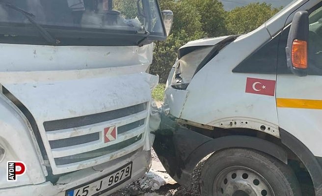 Okul servisi kaza yaptı: 9 öğrenci yaralı
