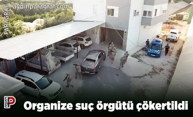 Organize suç örgütü çökertildi