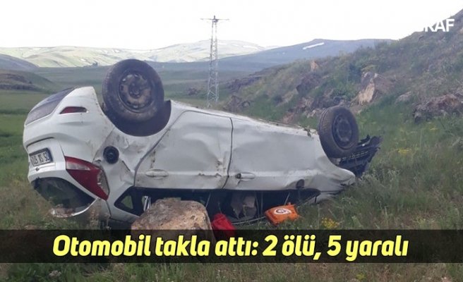 Otomobil takla attı: 2 ölü, 5 yaralı