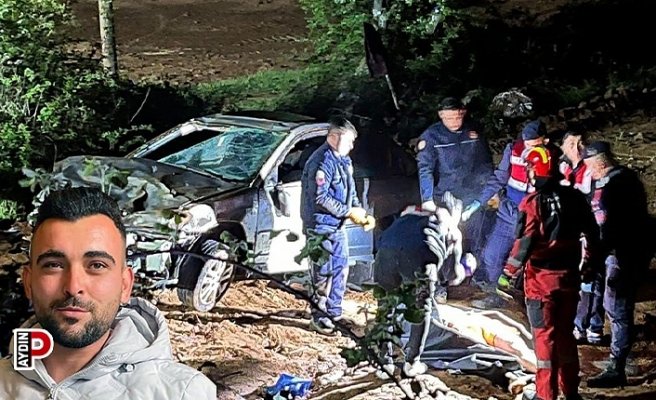 Otomobil uçurumdan yuvarlandı: 1 ölü