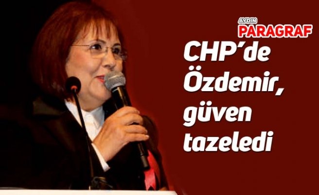 Özdemir, güven tazeledi