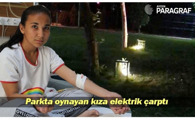 Parkta oynayan küçük kıza elektrik çarptı