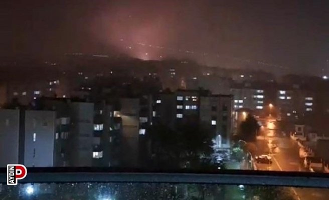 Patlayan trafo paniğe neden oldu