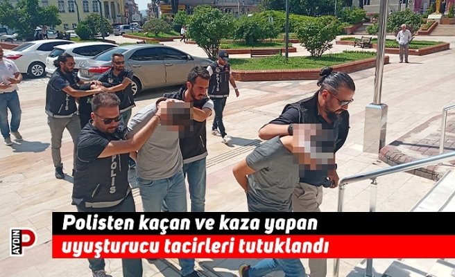 Polisten kaçan ve kaza yapan uyuşturucu tacirleri tutuklandı