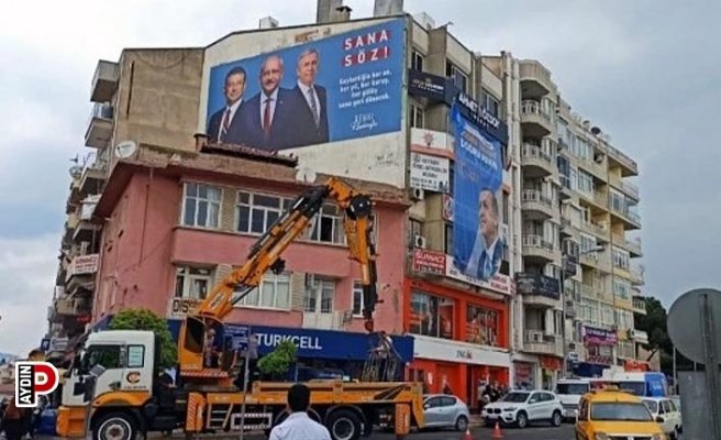 Reklam için kiraladığı duvarı CHP'ye kiralamış