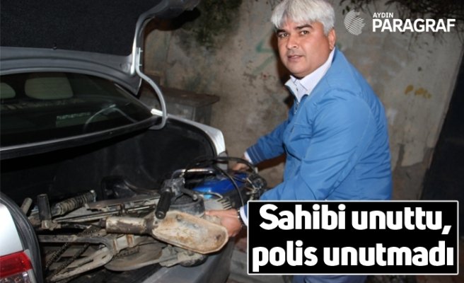 Sahibi unuttu, polis unutmadı