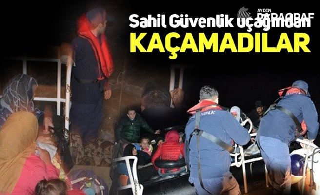 Sahil Güvenlik uçağında kaçamadılar
