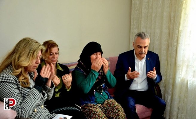 Şehit annesine anlamlı ziyaret