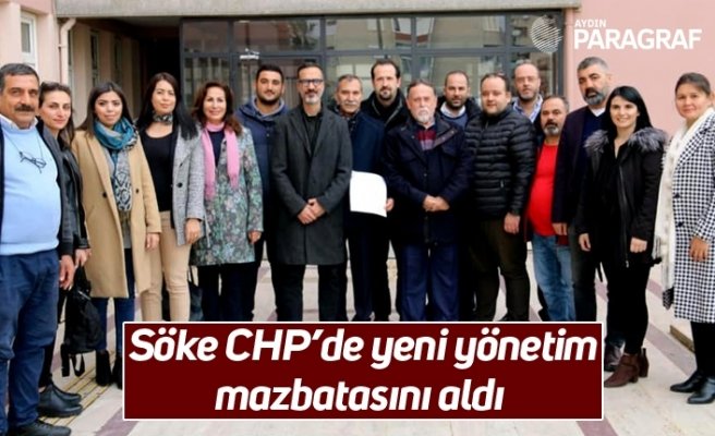 Söke CHP’de yeni yönetim mazbatasını aldı