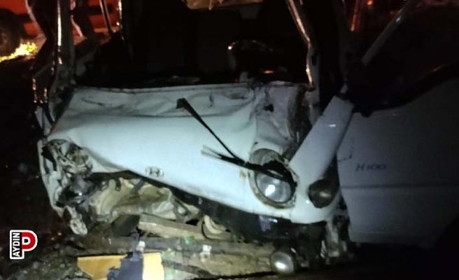 Sultanhisar'da trafik kazası: 1 ağır yaralı