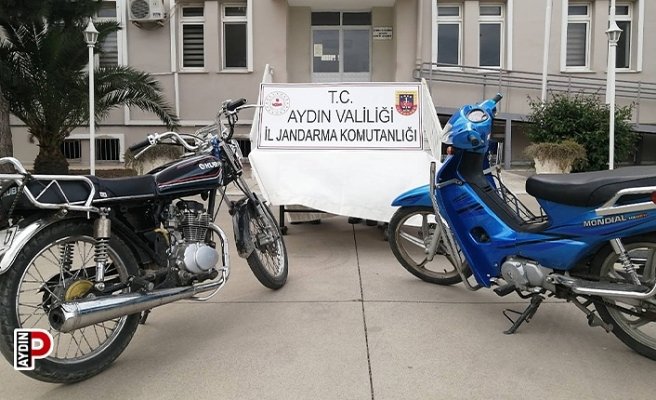 Sultanhisar’da iki motosiklet ele geçirildi