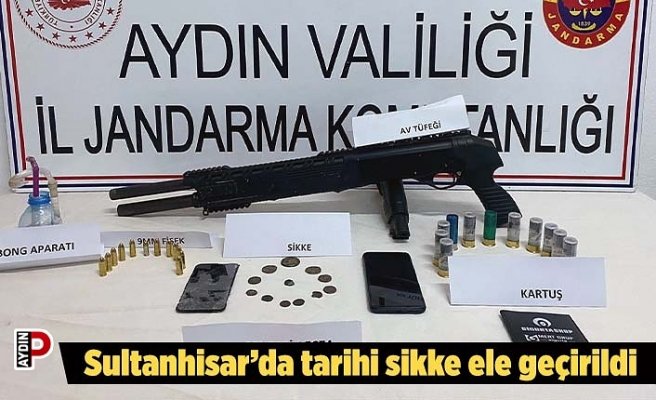 Sultanhisar’da tarihi sikke ele geçirildi