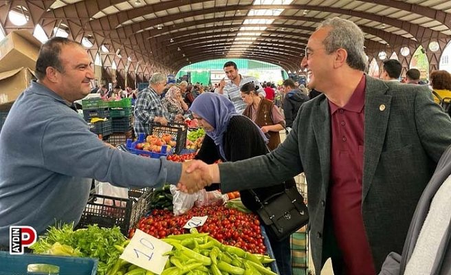 Tezcan Çine pazarından seslendi: Süleyman Soylu gelsin Çine pazarını gezsin bakalım, kimmiş darbeci?