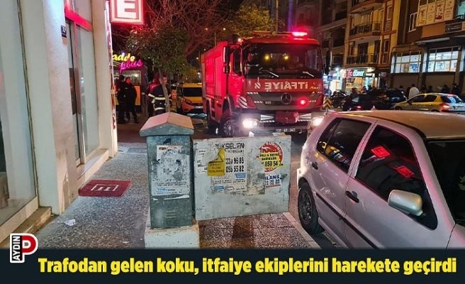 Trafodan gelen koku, itfaiye ekiplerini harekete geçirdi