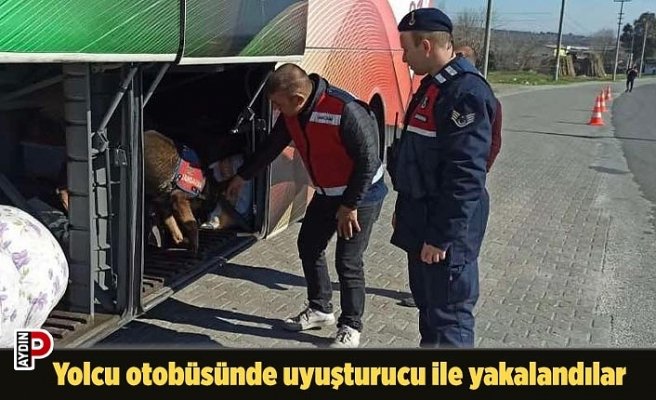 Yolcu otobüsünde uyuşturucu ile yakalandılar