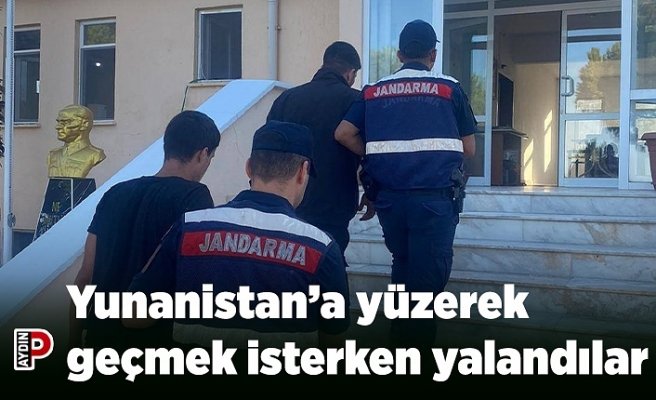 Yunanistan’a yüzerek geçmek isterken yalandılar