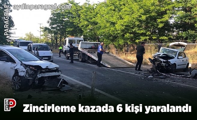 Zincirleme kazada 6 kişi yaralandı