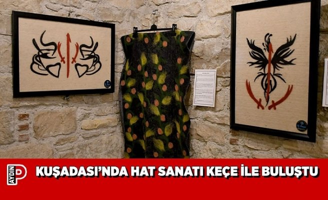 KUŞADASI’NDA HAT SANATI KEÇE İLE BULUŞTU
