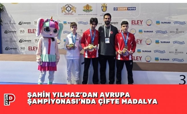 ŞAHİN YILMAZ’DAN AVRUPA ŞAMPİYONASI’NDA ÇİFTE MADALYA